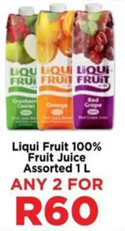 Food Lover's Market Liqui Fruit 100% Fruit Juice Assorted offer