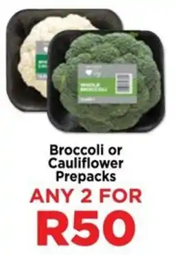Food Lover's Market Broccoli or Cauliflower Prepacks offer