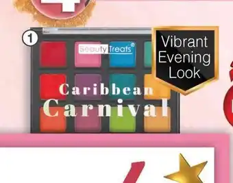 Dis-Chem Beauty Treats Caribbean Carnival Eyeshadow Palette 16 Colours offer