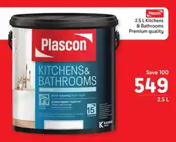 Makro Plascon Kitchens & Bathrooms Premium quality offer
