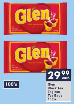 President Hyper Glen Black Tea Tagless Tea Bags offer