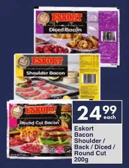 President Hyper Eskort Bacon Shoulder/ Back/ Diced/ Round Cut offer
