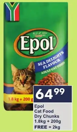 President Hyper Epol Cat Food Dry Chunks offer