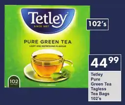 President Hyper Tetley Pure Green Tea Tagless Tea Bags offer