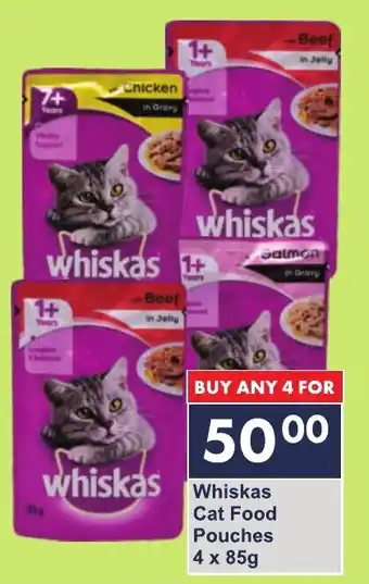 President Hyper Whiskas Cat Food Pouches offer