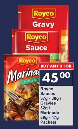 President Hyper Royco Sauces/ Gravies/ Marinade Packets offer