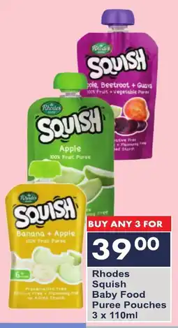 President Hyper Rhodes Squish Baby Food Puree Pouches offer