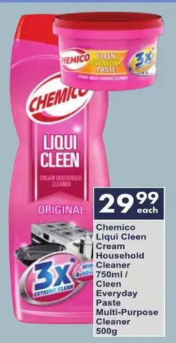 President Hyper Chemico Liqui Cleen Cream Household Cleaner/ Cleen Everyday Paste Multi-Purpose Cleaner offer