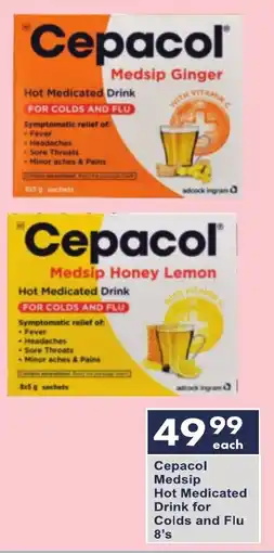 President Hyper Cepacol Medsip Hot Medicated Drink for Colds and Flu offer