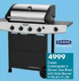 President Hyper Cadac Commander 4 Burner Gas Braai with Side Burner offer