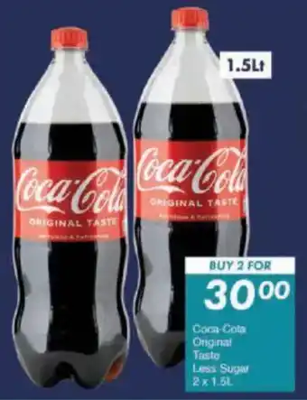 President Hyper Coca-Cola Original Taste Less Sugar offer