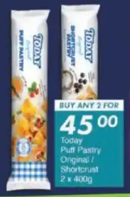 President Hyper Today Puff Pastry Original/ Shortcrust offer