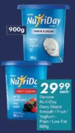President Hyper Danone NuTriDay Dairy Snack Smooth/ Fruit/ Yoghurt Plain/ Low Fat offer