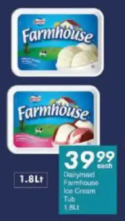 President Hyper Dairymaid Farmhouse Ice Cream Tub offer