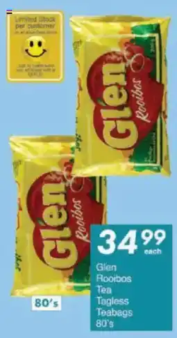 President Hyper Glen Rooibos Tea Tagless Teabags offer