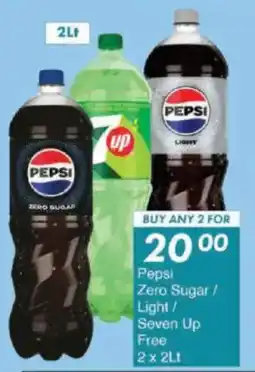 President Hyper Pepsi Zero Sugar/ Light/ Seven Up Free offer