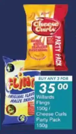 President Hyper Willards Flings/ Cheese Curls Party Pack offer