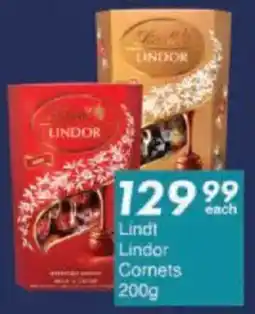 President Hyper Lindt Lindor Cornets offer
