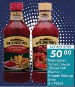 President Hyper Wellington's Tomato Sauce Thicker Full Flavour/ Smooth Ketchup Style offer