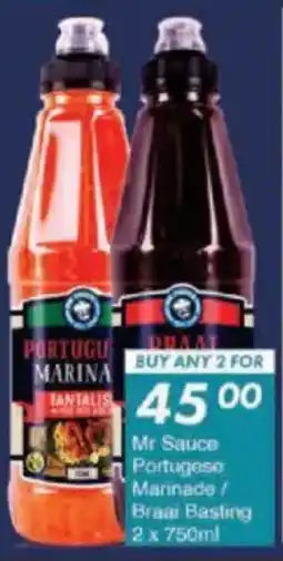 President Hyper Mr Sauce Portugese Marinade/ Braai Basting offer