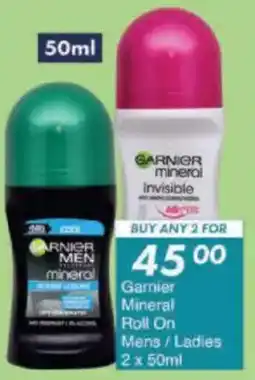 President Hyper Garnier Mineral Roll On Mens/ Ladies offer