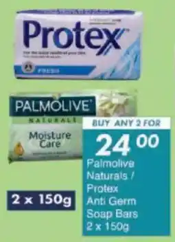 President Hyper Palmolive Naturals/ Protex Anti Germ Soap Bars offer