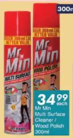 President Hyper Mr Min Multi Surface Cleaner/ Wood Polish offer