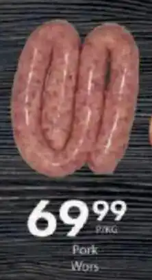 President Hyper Pork Wors offer