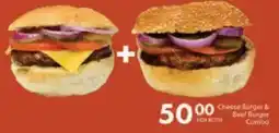 President Hyper Cheese Burger & Beef Burger Combo offer