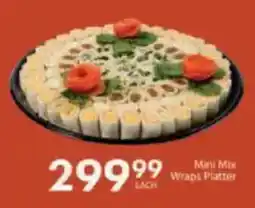 President Hyper Mini Mix Wraps Platter offer
