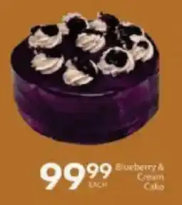 President Hyper Blueberry & Cream Cake offer