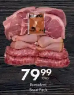 President Hyper President Braai Pack offer