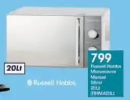 President Hyper Russell Hobbs Microwave Manual Silver offer