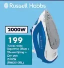 President Hyper Russell Hobbs Supreme Glide+ Steam Spray + Dry Iron 2000W offer