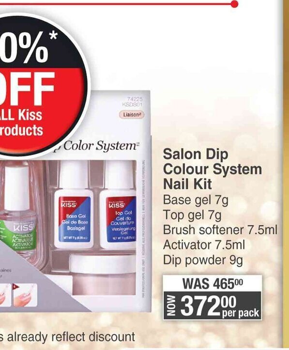 KISS Salon Dip Colour System Nail Kit offer at DisChem