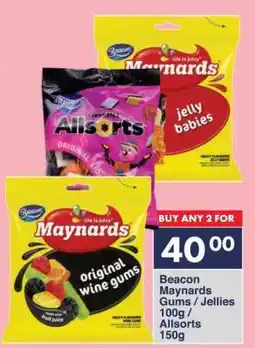 President Hyper Beacon Maynards Gums / Jellies 100g / Allsorts 150g offer