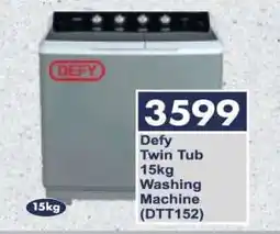 President Hyper Defy Twin Tub 15kg Washing Machine (DTT152) offer
