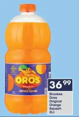 President Hyper Brookes Oros Original Orange Squash 2Lt offer