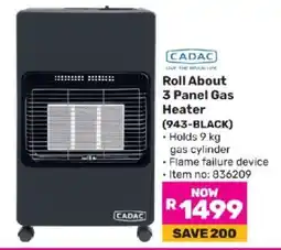 Game Roll About 3 Panel Gas Heater offer
