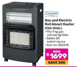 Game Gas and Electric Roll About Heater (945-DUAL) offer