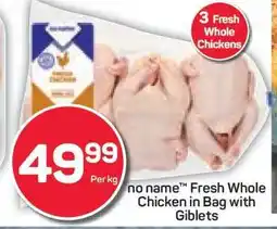 Pick n Pay Hypermarket no name Fresh Whole Chicken in Bag with Giblets offer