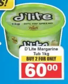 Frontline D'Lite Margarine Tub offer