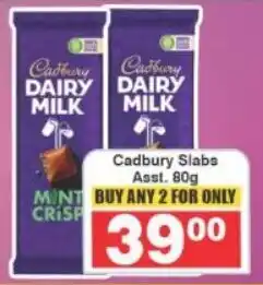 Frontline Cadbury Slabs Asst. offer