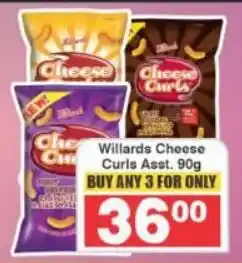 Frontline Willards Cheese Curls Asst. offer