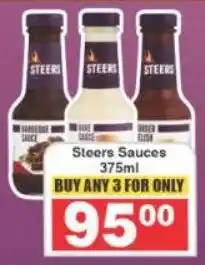 Frontline Steers Sauces offer