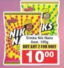 Frontline Simba Nik Naks Asst. offer