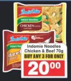 Frontline Indomie Noodles Chicken & Beef offer