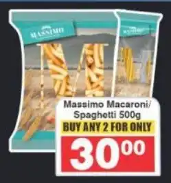 Frontline Massimo Macaroni/ Spaghetti offer