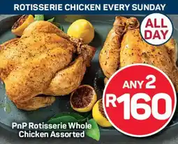 Pick n Pay PnP Rotisserie Whole Chicken Assorted offer
