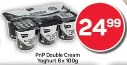 Pick n Pay PnP Double Cream Yoghurt offer